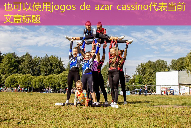 jogos de azar cassino