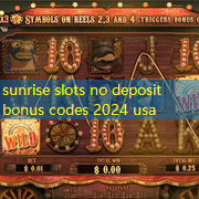 sunrise slots no deposit bonus codes 2024 usa